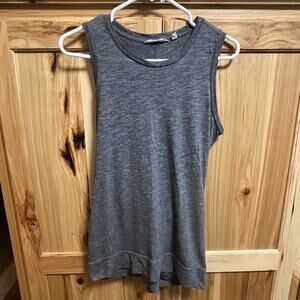 Athleta tank gray open back design small